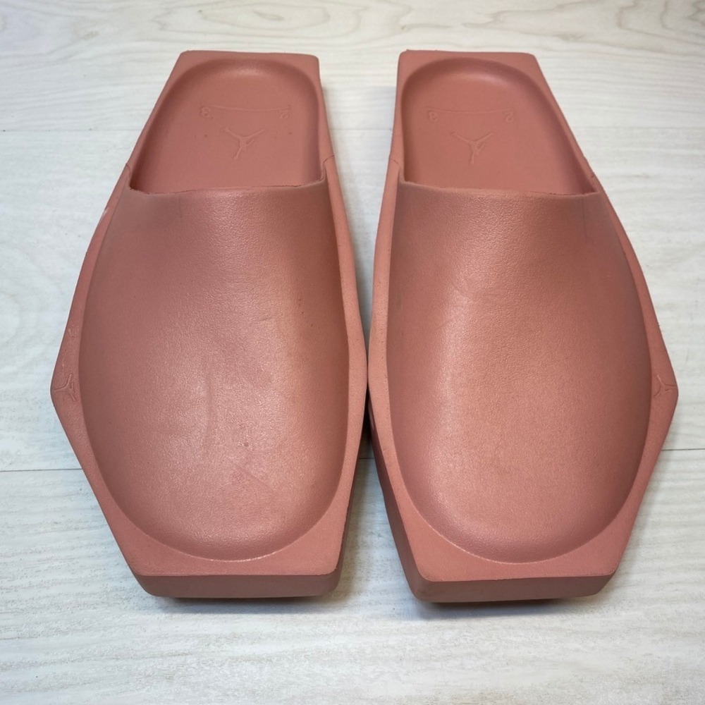 Jordan Womens 11 Hex Mule Slides Clay Pink Foam Slip On Sandal DQ8337-601 Casual